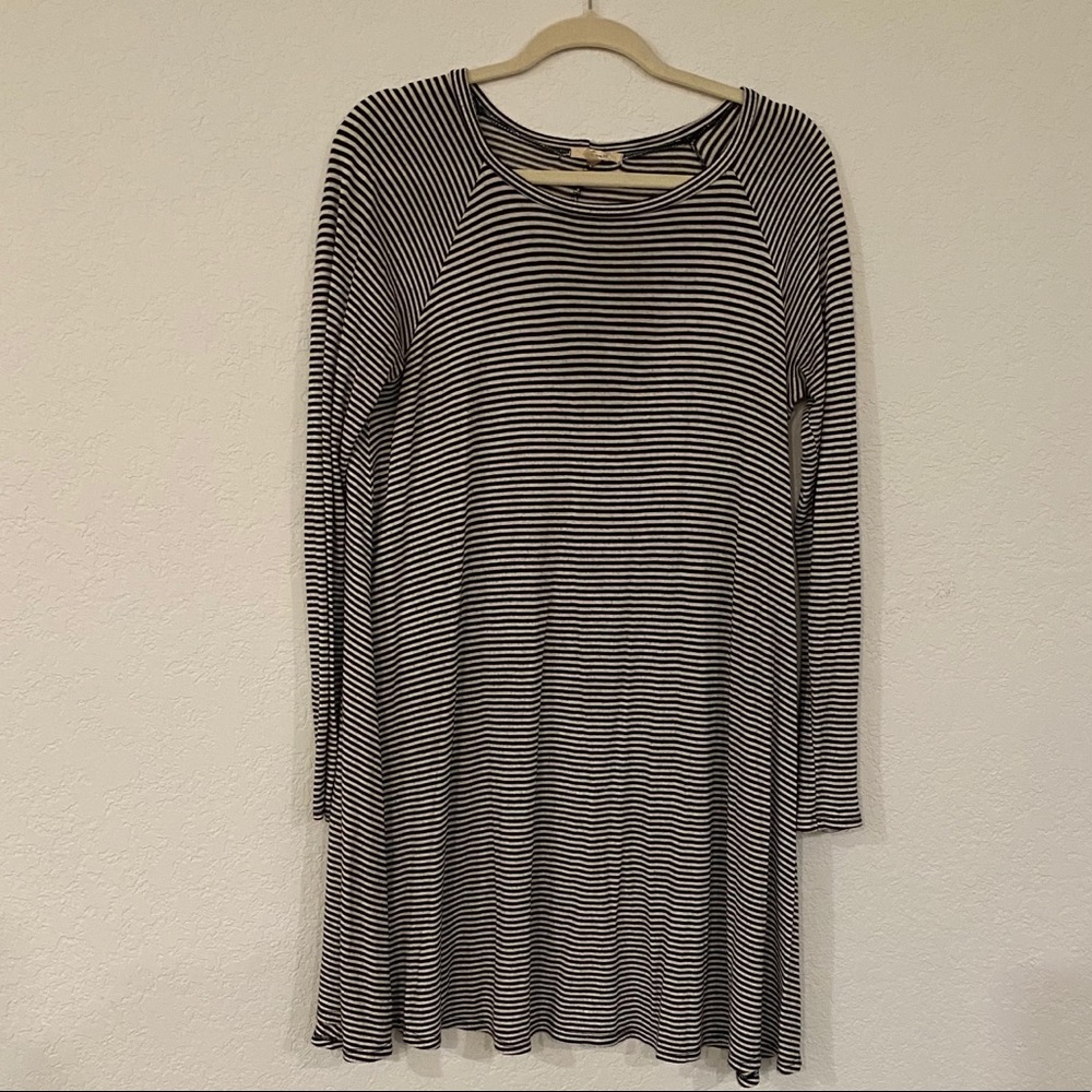 Sapraso Striped long sleeve dress